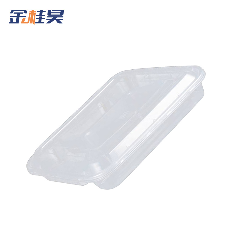 金金桂昊 一次性餐盒 分体四格1000ml透明 个高清大图