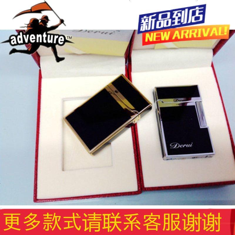 正品朗声1009钢音明火打火机 充气侧滑砂轮创意点烟器高档礼品男