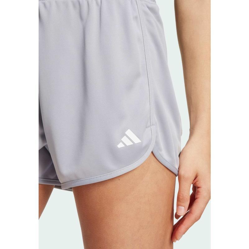 Adidas女款高腰运动短裤 速干透气训练短裤 侧开衩设计灵活舒适