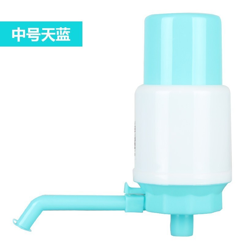 家柏饰(CORATED)净矿泉水桶大桶装水瓶装水抽水器手动手压式取水器压水器泵水器 浅绿色中号高清大图