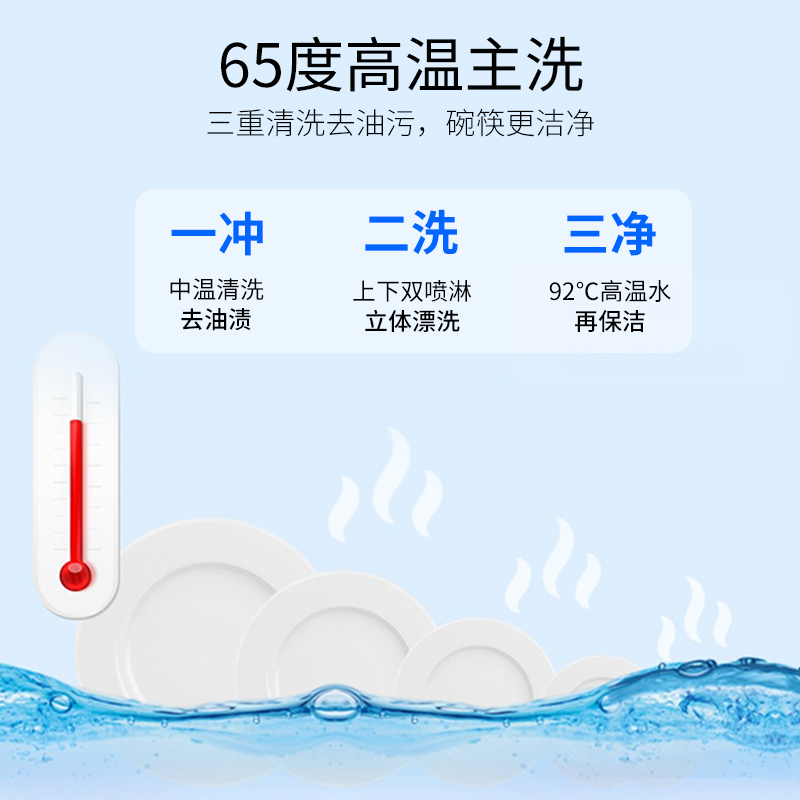 圣托(Shentop)大型单位饭堂平筐式洗碗机 商用大容量不锈钢刷碗机器 单杠双喷淋履带式洗碟机 STW-K16高清大图