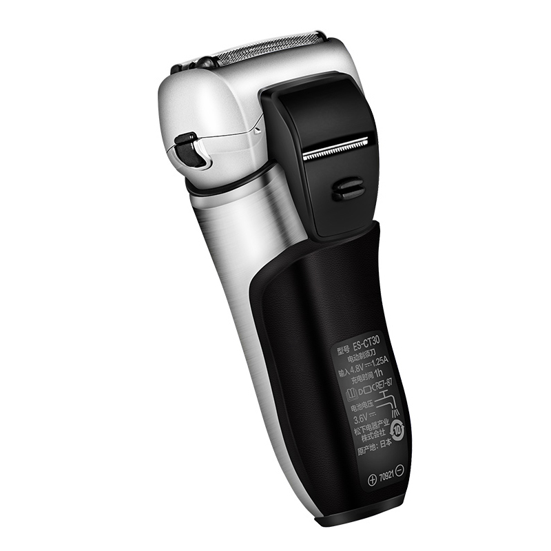 松下(Panasonic)电动剃须刀 ES-CT30 电动往复式三刀头 小巧便携式刮胡刀 出差旅行 进口