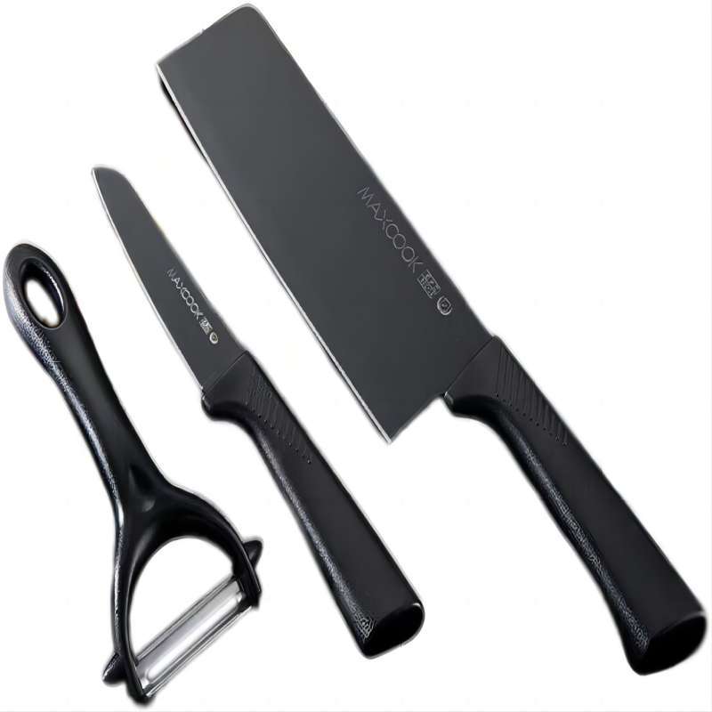 美厨(MAXCOOK) 雅致系列果蔬刀刨3件套MCD1115(切片刀+水果刀+削皮器)