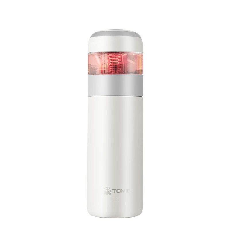 特美刻(TOMIC)女士陶瓷内胆保温杯茶水分离泡茶杯便携一盖两用水杯 陶瓷内胆 tw60086 颜色随机