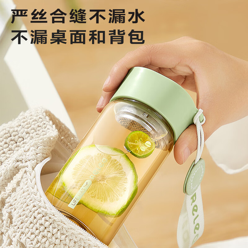 物生物漾诗玻璃杯450ML JV012335-0450曲韵紫高清大图