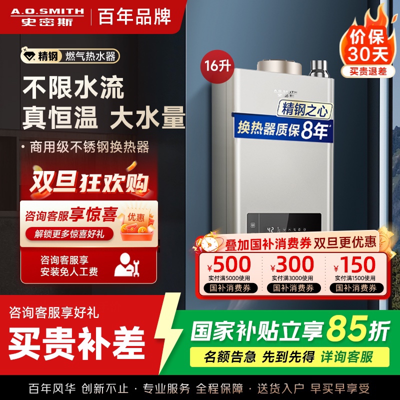 A.O.史密斯燃气热水器JSQ31-MN5