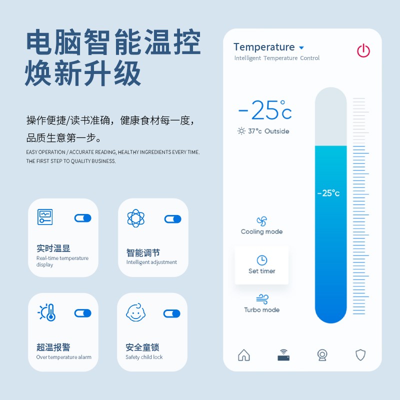 1.8米长卧式岛柜展示柜超市商用大容量冰柜超市冷柜鱼肉冷冻保鲜柜两用高清大图