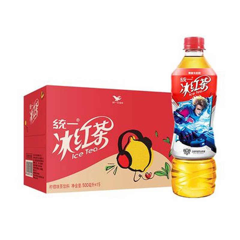 统一 冰红茶 500ml 15瓶/箱 (5箱)