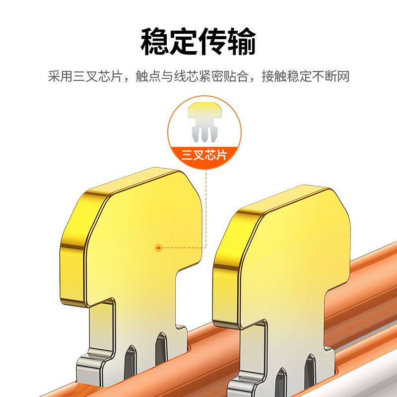 绿联(UGREEN)60558 六类网线水晶头 RJ45工程级8P8C电脑网线连接器 100个/盒 2盒装