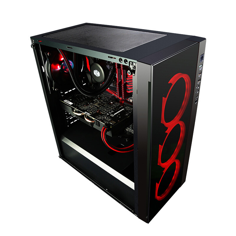 雷诺塔 六核I7 8700/GTX1060 5G/B360/120G台式吃鸡游戏电脑主机DIY组装机自营主机