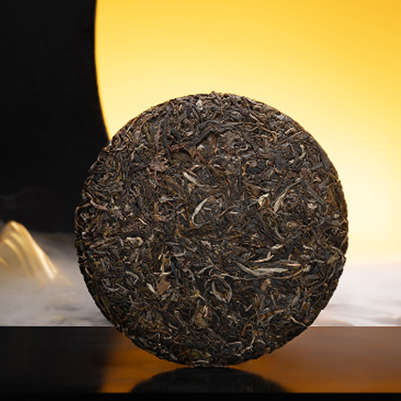 八马茶业(BAMA TEA)信记号八八七普洱茶(生茶)单饼357克高清大图