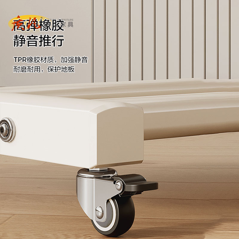 质凡衣架落地卧室阳台单杆晾衣架室内家用可移动衣帽架房间衣服挂衣架高清大图