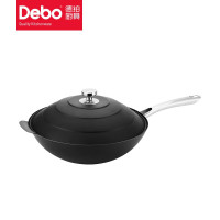 德铂(Debo)卡塞尔不粘锅炒菜锅30cm DEP-595 单个装