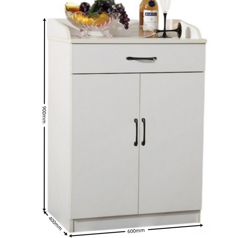 攸形落地茶水柜60*40*90cm台高清大图