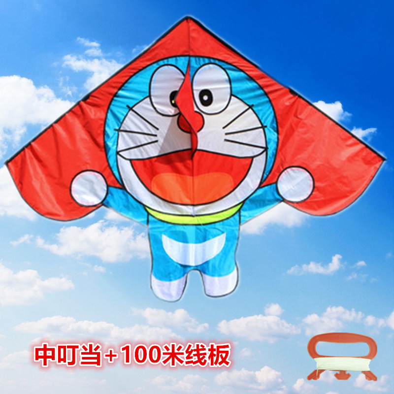 风等风筝儿童微风易飞初学者2018新款风筝成型新款高档大长尾