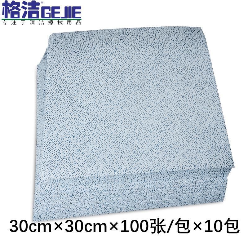 格洁(GEJIE) 820717 机油锡膏灰尘擦拭纸 100张/包 10包/箱 箱 工业擦拭纸