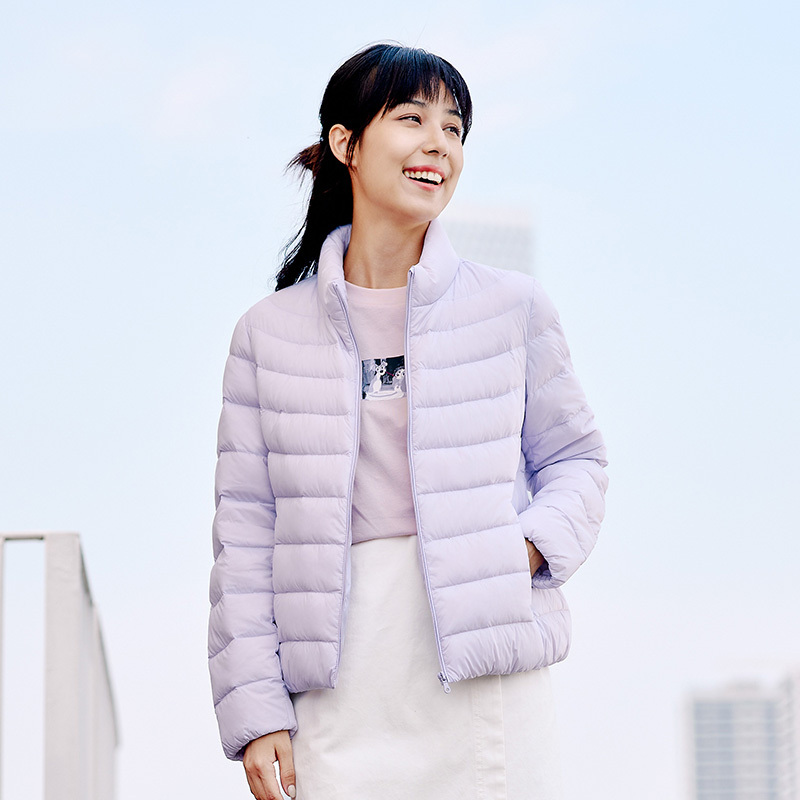 全新升级男女款轻羽绒坦博尔2021年新款纯色短款轻薄羽绒服休闲百搭外套