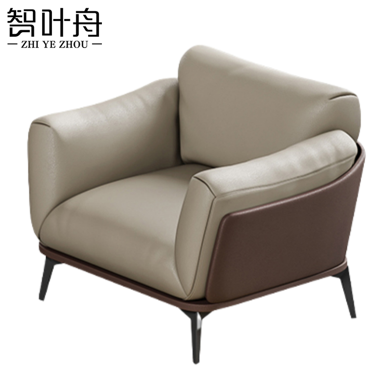 智叶舟沙发单人位100*85*80cm张高清大图