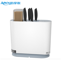 亚摩斯（AMOS）AS-CT08A智能全自动筷子消毒机消毒盒家用小型筒盒紫外线杀菌烘干刀具筷子柜机架消毒机