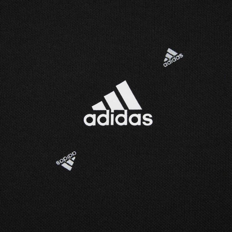 阿迪达斯 (adidas)男子FI MICRO POLO短T恤 IA8151 黑色/白