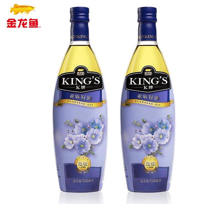 金龙鱼King’s 亚麻籽油750ml*2