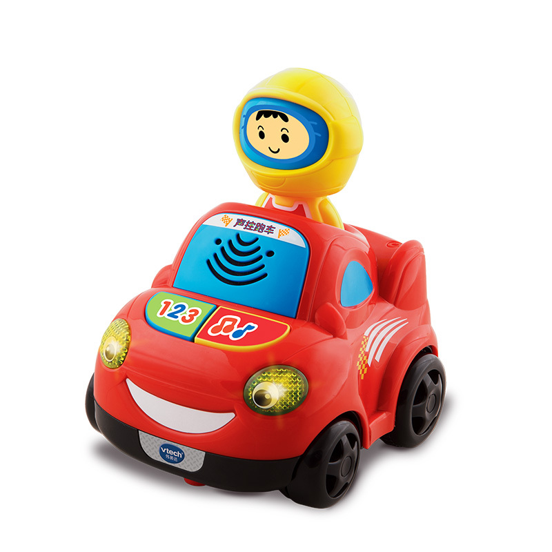 VTech伟易达声控跑车声音感应跑车男孩女孩学爬玩具汽车玩具儿童礼物儿童节礼物