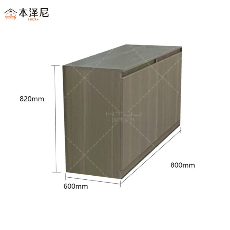 本泽尼 矮柜 HTZ-B868A 800*600*820mm 组高清大图