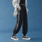 YUANSU盐系男日系高街豹纹运动卫裤搞定一周穿搭抽绳束脚排扣裤休闲长裤休闲裤