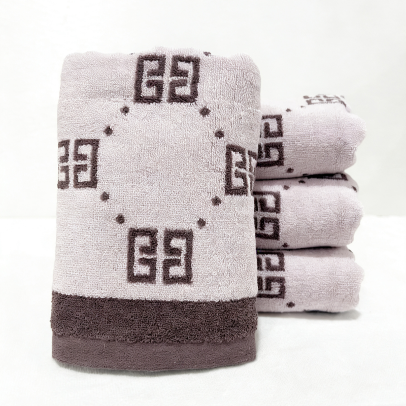 世纪金鹰 时尚提花全棉加厚毛巾礼盒两件套高清大图