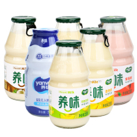 养味yanwee 草莓香蕉牛奶椰奶果奶学生奶酸奶奶瓶装6瓶整箱 香蕉味6瓶