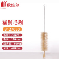 SYNTHWARE B127050猪鬃毛刷毛径：70MM，毛长170MM,刷头长：50MM，全长：470MM 个