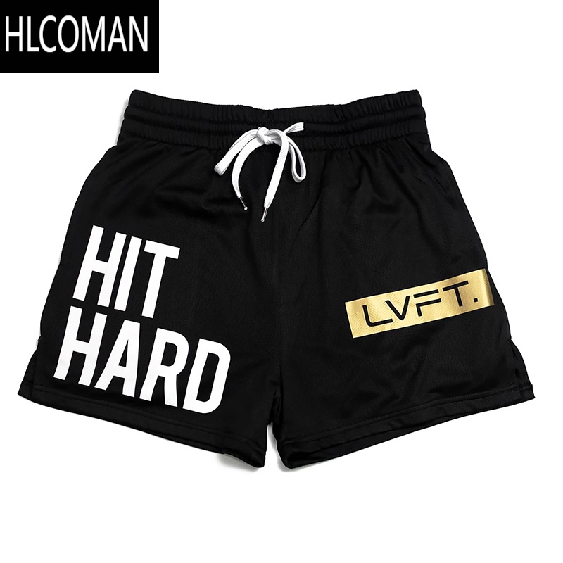 HLCOMAN美式拳击运动短裤男三分裤跑步健身速干武术散打训练篮球裤夏季潮