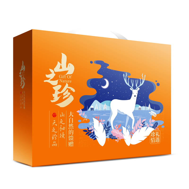 仙滋禾记 珍情礼遇山珍菌菇干货礼盒B款 1169g/盒 干货 南北货高清大图