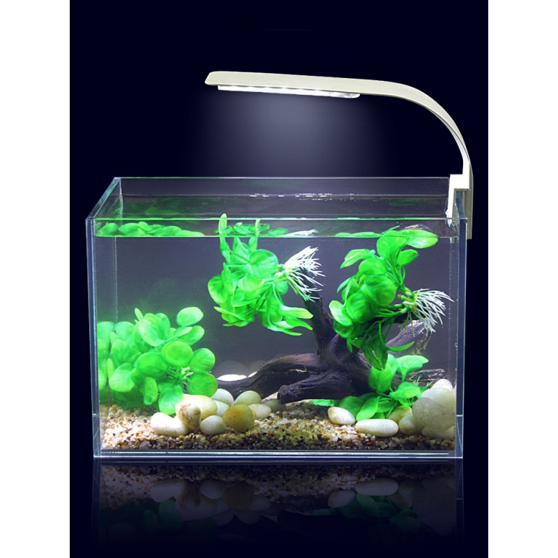 鱼缸照明灯led水缸灯水族箱潜水LED灯小型迷你节能鱼缸灯七彩灯高清大图