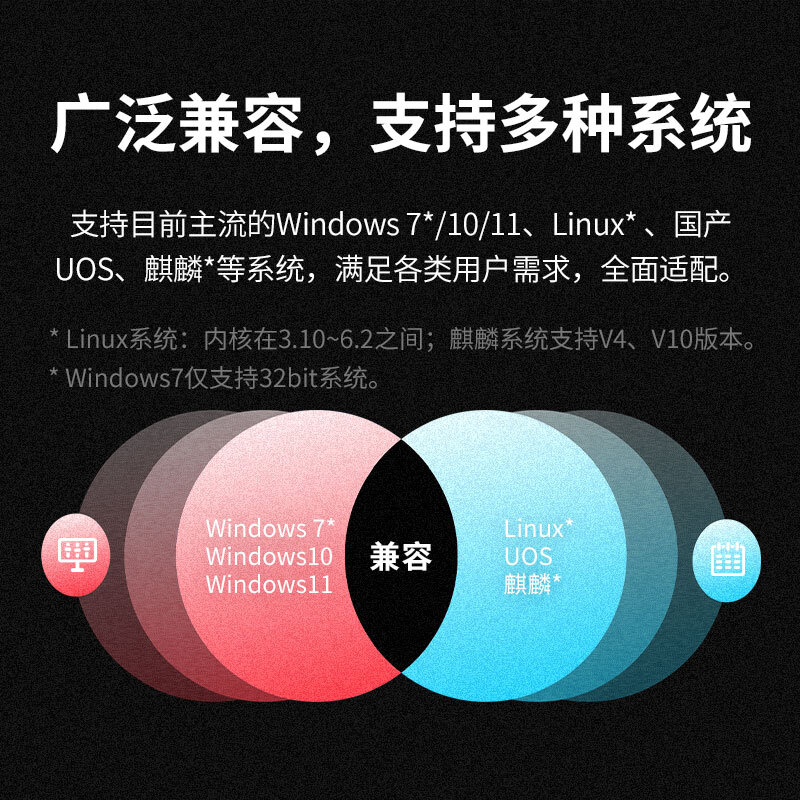 水星(MERCURY)UX3H(免驱版)USB无线上网卡随身wifi网络信号无线接收器发射器 笔记本台式机电脑通用高清大图