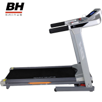 必艾奇(BH) 家用跑步机 G6515 多功能静音欧洲进口品牌家用高端健身器材银色