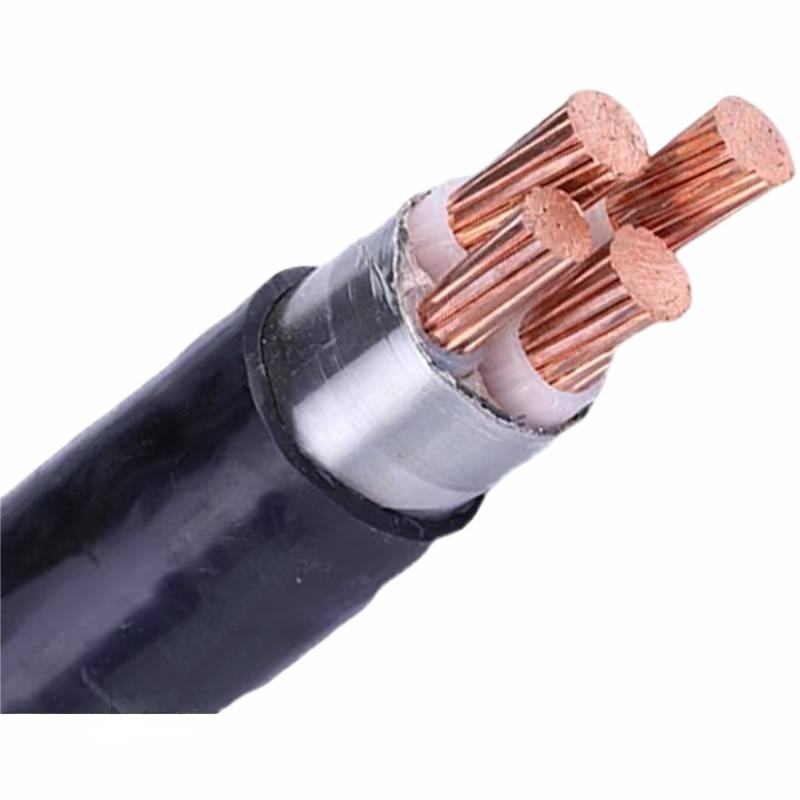 优普光铜芯低烟无卤电缆0.6/1KV WDZB-YJY3*25+1*16高清大图