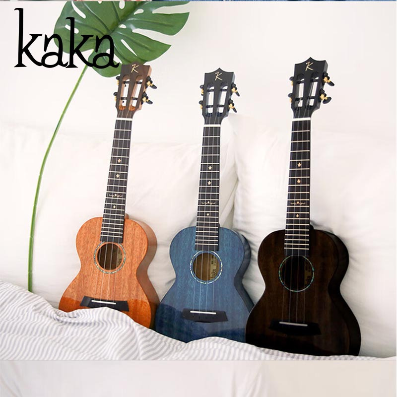 KAKA卡卡 KUC-MAD新款 尤克里里乌克丽丽ukulele桃花心木全单板23寸小吉他高清大图