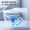 四季沐歌(MICOE)普通家用马桶脚踢冲水虹吸式坐便器内置水箱无需插电M-ZD112长680mm宽390mm高520mm