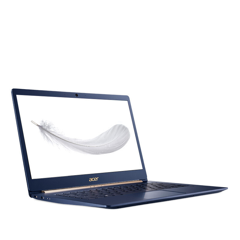 宏碁(acer)蜂鸟 SF514 14英寸微边框全金属超轻薄笔记本i5-8250U 8G 256GB IPS背光 暮光蓝