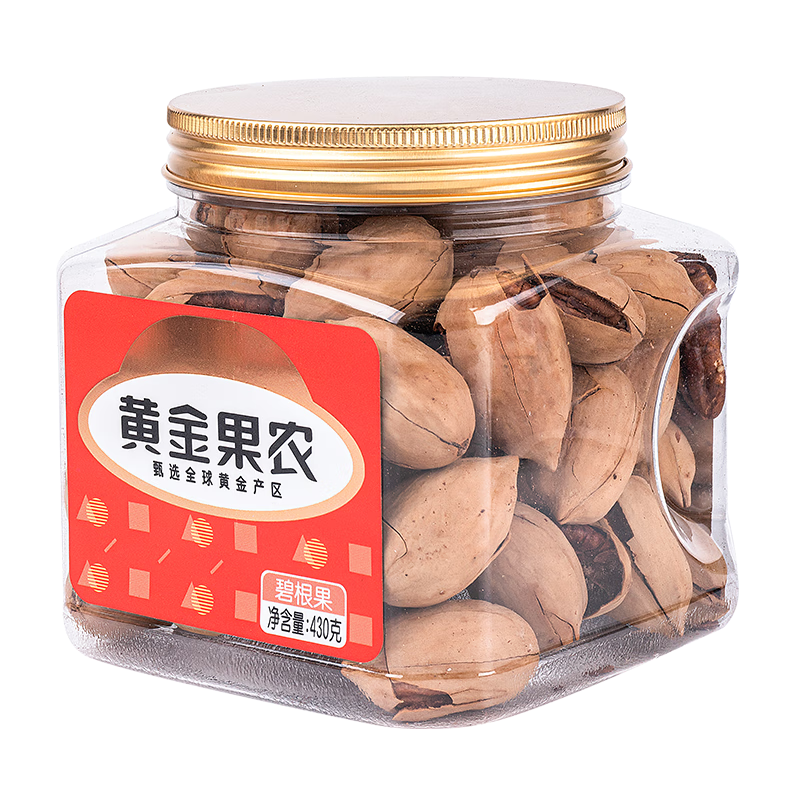 黄金果农碧根果430gx1罐