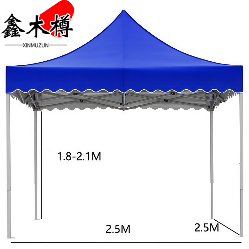 鑫木樽户外遮阳棚2.5*2.5m个高清大图