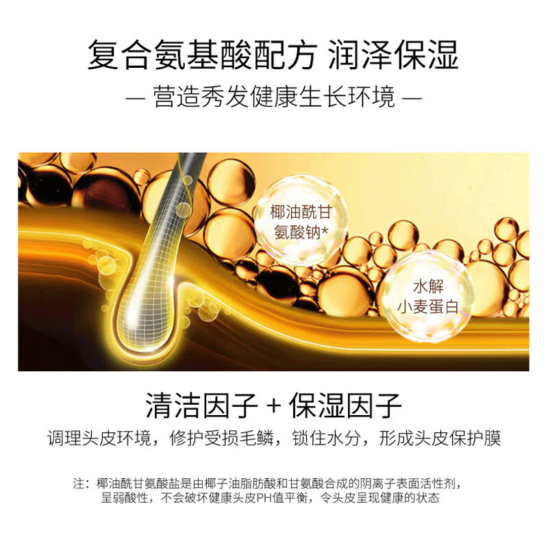 霸王生姜洗发水控油蓬松洗发液 500ml高清大图