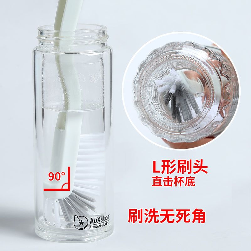 杯刷神器洗杯子破壁机榨汁机豆浆机刷子专用清洗刷长柄刷子无死角 日式杯刷(一支)
