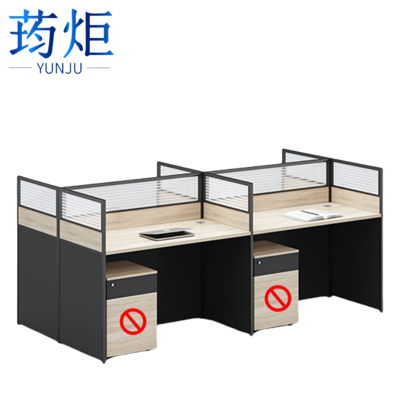 屏风工位单人位组高清大图