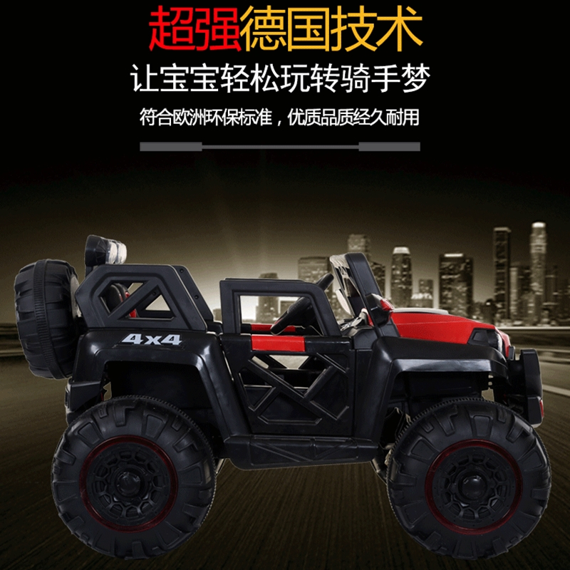 小嘎子童车电动车2188儿童电动汽车2-10岁四轮大电瓶车四驱动电瓶越野车