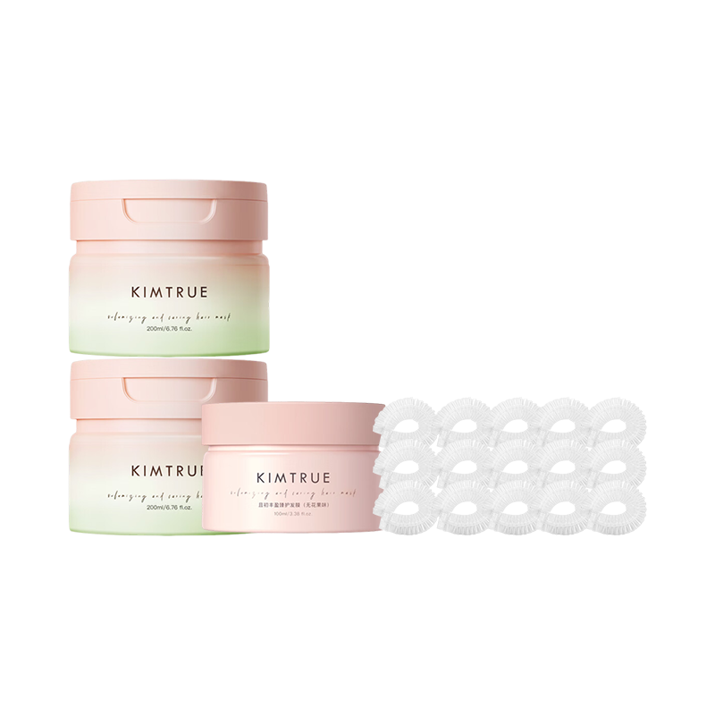 KIMTRUE且初丰盈臻护溜溜发膜蓬松改善干枯 无花果味200ml*2高清大图