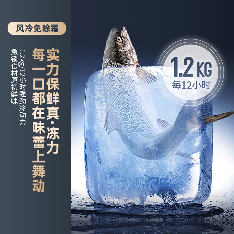上菱 193升三门冰箱 风冷无霜 节能低噪 冷藏冷冻控温保鲜 家用小型冰箱宿舍租房小巧不占地 BMY193WL铂银