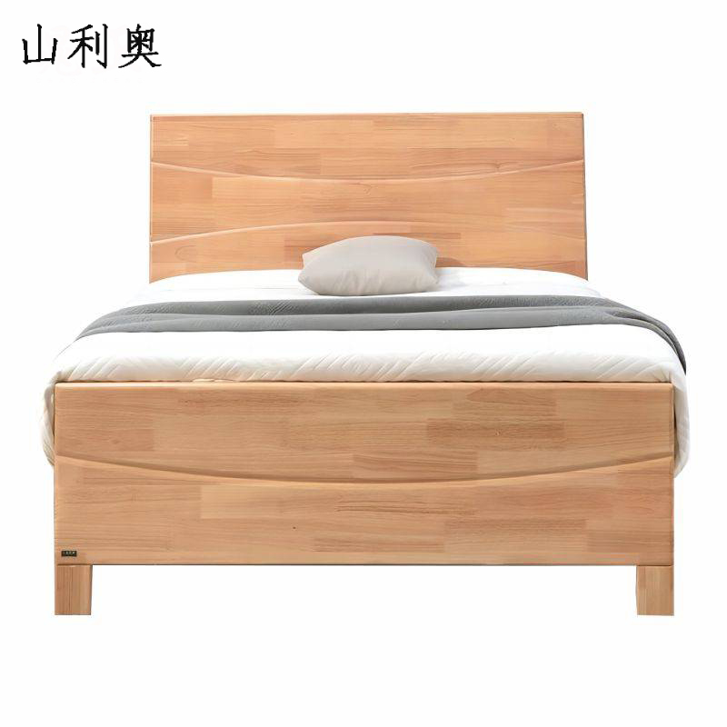 山利奥 单人床 含床垫 1.2米 1张高清大图