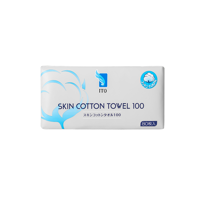 ITO艾特柔全棉洗脸巾加厚加大干湿两用洗面洁面棉柔巾卸妆纸 洗脸巾（全棉亲肤）80抽*6包